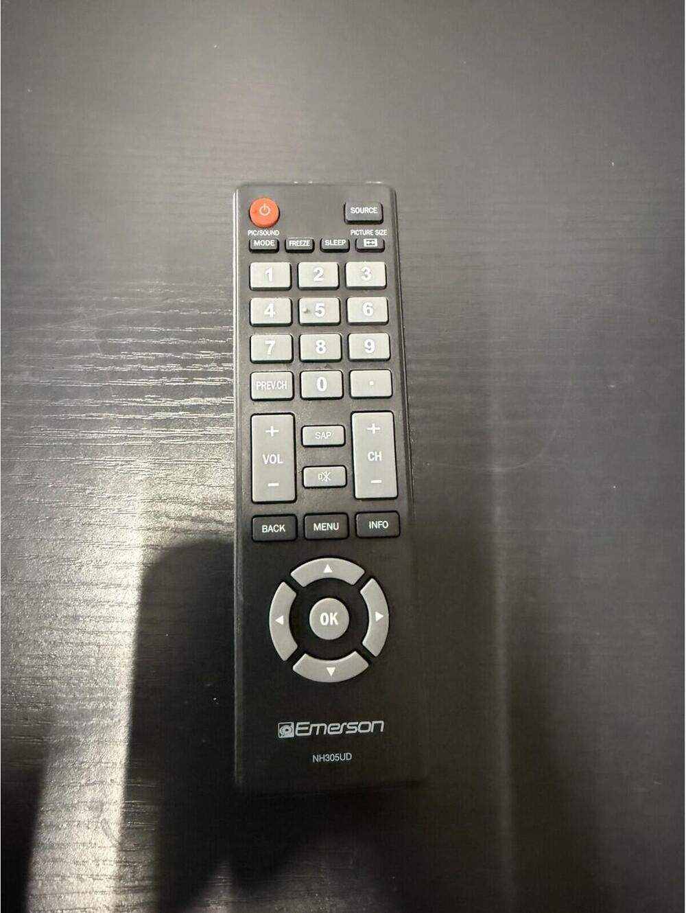 Emerson NH305UD TV Remote Control T26